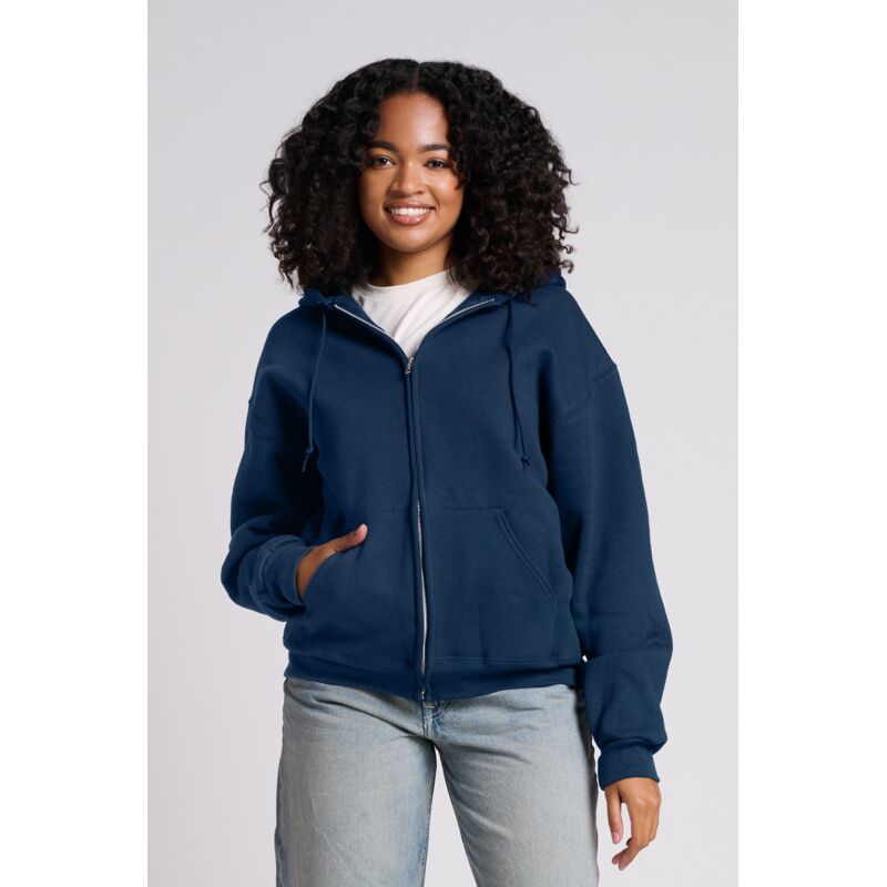 Rugged Unisex Full Zip Hooded Sweatshirt Thumbnail