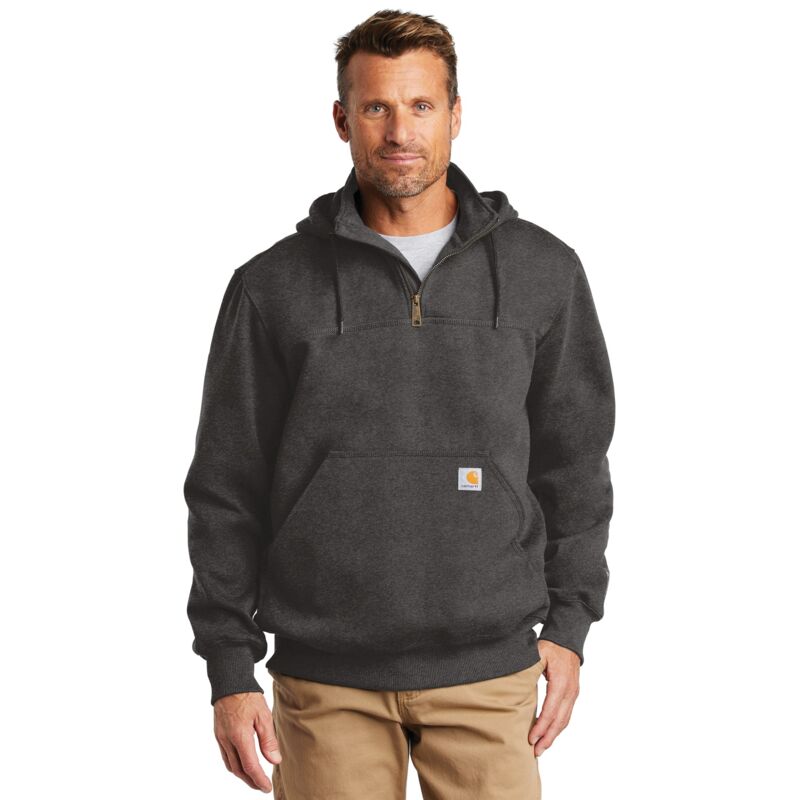 Rain Defender ® Paxton Heavyweight Hooded Zip Mock Sweatshirt Thumbnail