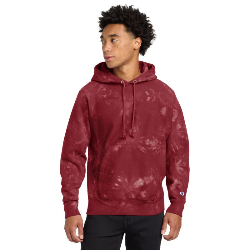 Reverse Weave ® Scrunch Dye Tie Dye Hooded Sweatshirt Thumbnail