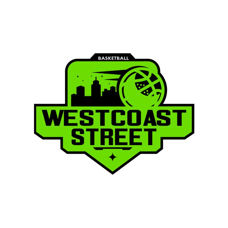 Westcoast Street Basketball logo template Thumbnail