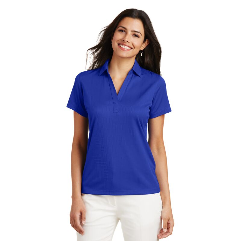 Ladies Performance Fine Jacquard Polo Thumbnail