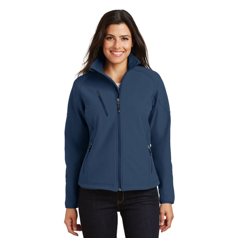 Ladies Textured Soft Shell Jacket Thumbnail