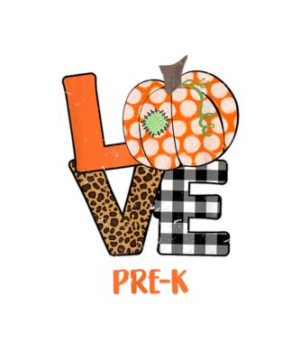 Ph Love Pre K Teacher Thanksgiving Pumpkin Costume Leopard T Shirt