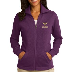 Ladies Slub Fleece Full Zip Jacket Thumbnail