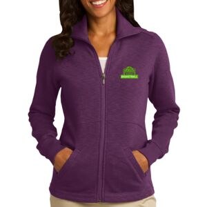 Ladies Slub Fleece Full Zip Jacket Thumbnail