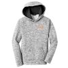 Youth PosiCharge ® Electric Heather Fleece Hooded Pullover Thumbnail
